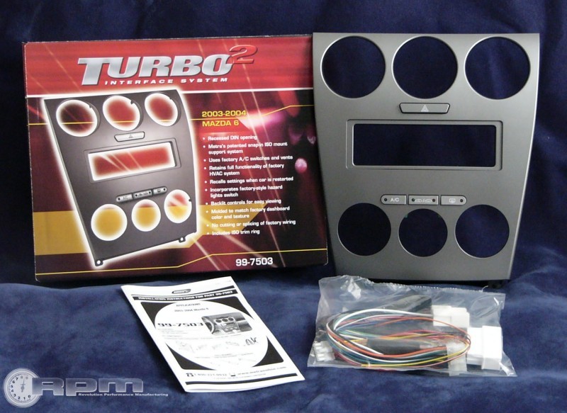 Metra Turbo2 Dash Kit for 03-05 Mazda 6 